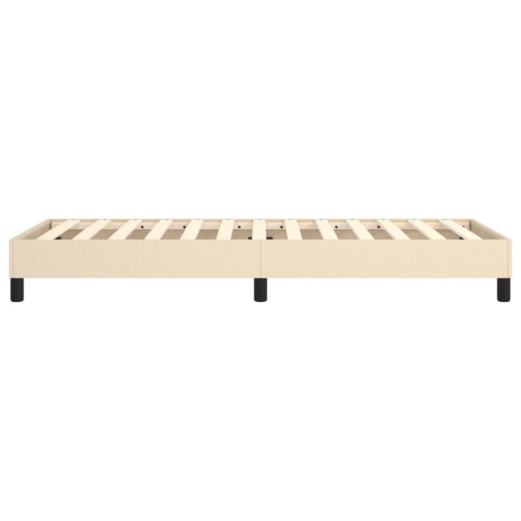 Boxspringframe Stof Kleurig Crème 90 x 200 cm 25 cm