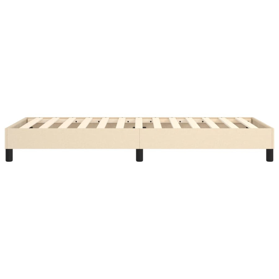 Boxspringframe Stof Kleurig Crème 90 x 200 cm 25 cm