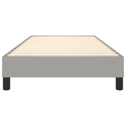Boxspringframe Stof Lichtgrijs 100 x 200 cm 25 cm