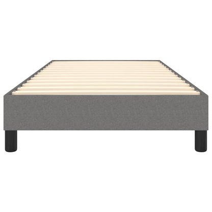 Boxspringframe Stof Donkergrijs 100 x 200 cm 25 cm