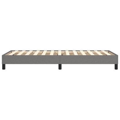 Boxspringframe Stof Donkergrijs 100 x 200 cm 25 cm