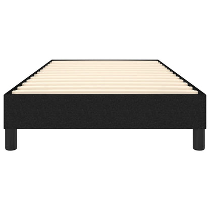 Boxspringframe stof zwart 100x200 cm 100 x 200 cm 25 cm