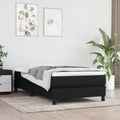 Boxspring bed 100x200 cm stof zwart