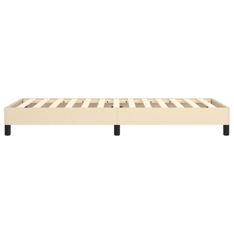 Boxspringframe Stof Crème 100 x 200 cm 25 cm