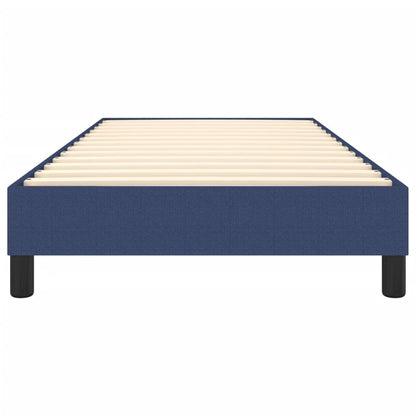 Boxspring Bedframe Stof Blauw 100 x 200 cm 25 cm
