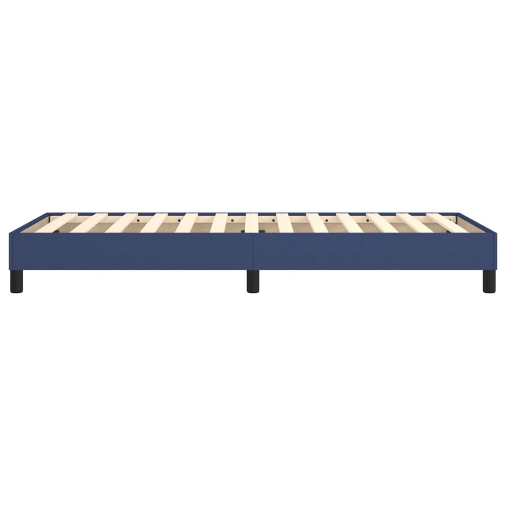Boxspring Bedframe Stof Blauw 100 x 200 cm 25 cm