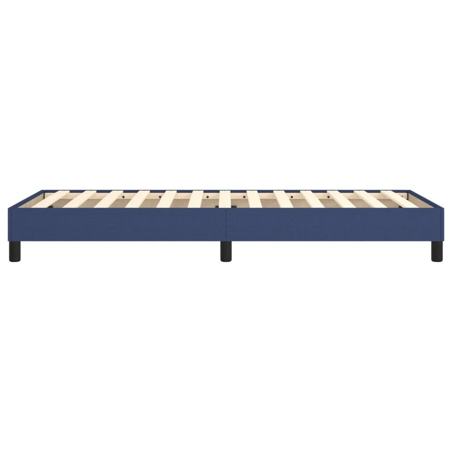 Boxspring Bedframe Stof Blauw 100 x 200 cm 25 cm