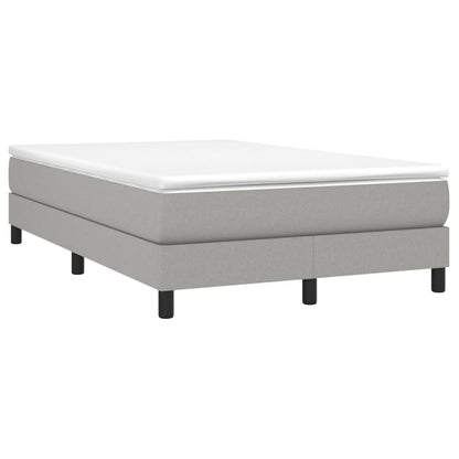 Boxspringframe Stof Lichtgrijs 120 x 200 cm 25 cm