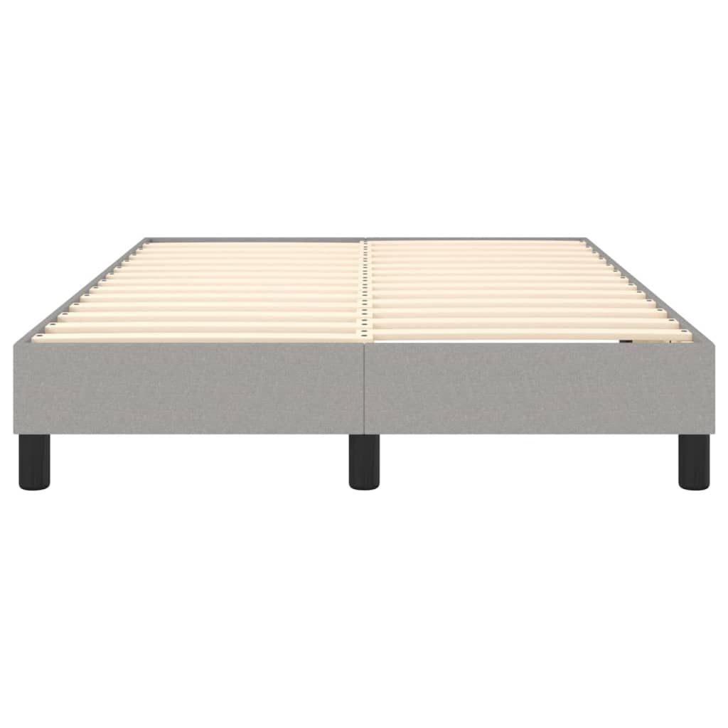 Boxspringframe Stof Lichtgrijs 120 x 200 cm 25 cm