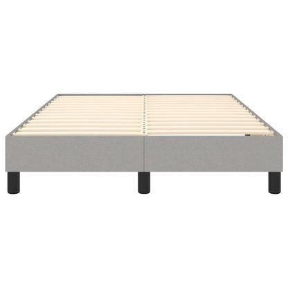 Boxspringframe Stof Lichtgrijs 120 x 200 cm 25 cm