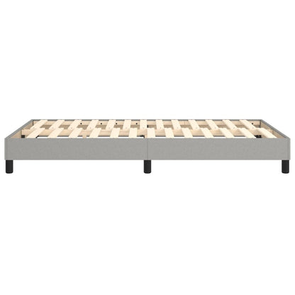 Boxspringframe Stof Lichtgrijs 120 x 200 cm 25 cm