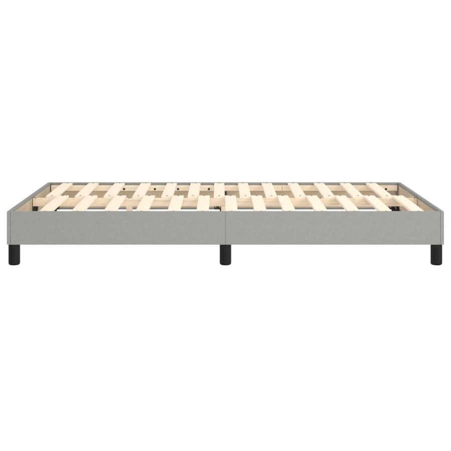 Boxspringframe Stof Lichtgrijs 120 x 200 cm 25 cm