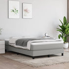 Bedframe 120x200 cm stof lichtgrijs