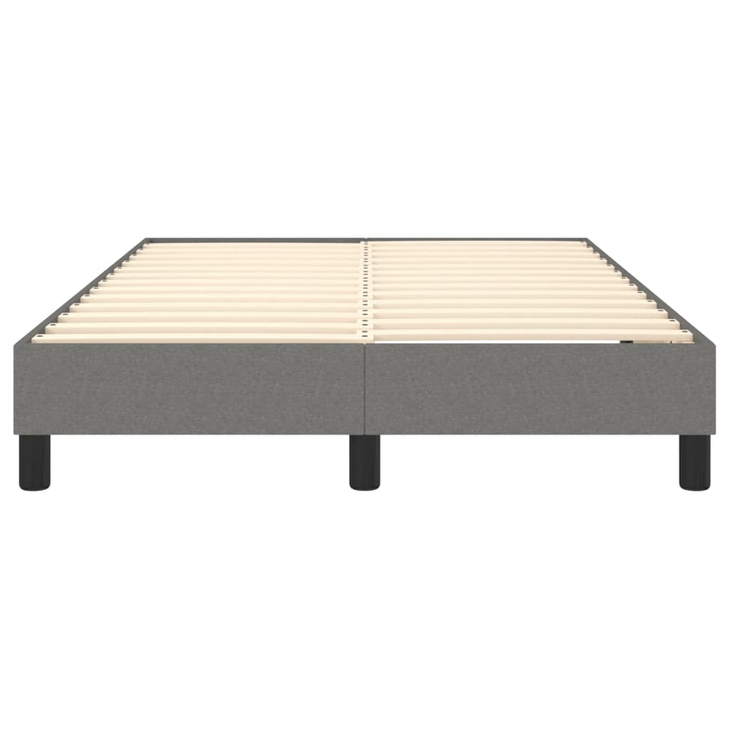 Boxspringframe Stof Donkergrijs 120 x 200 cm 25 cm