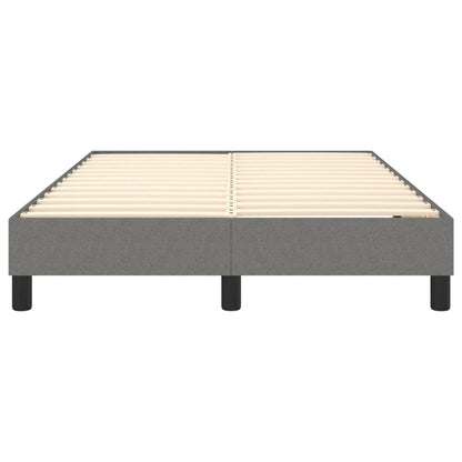 Boxspringframe Stof Donkergrijs 120 x 200 cm 25 cm