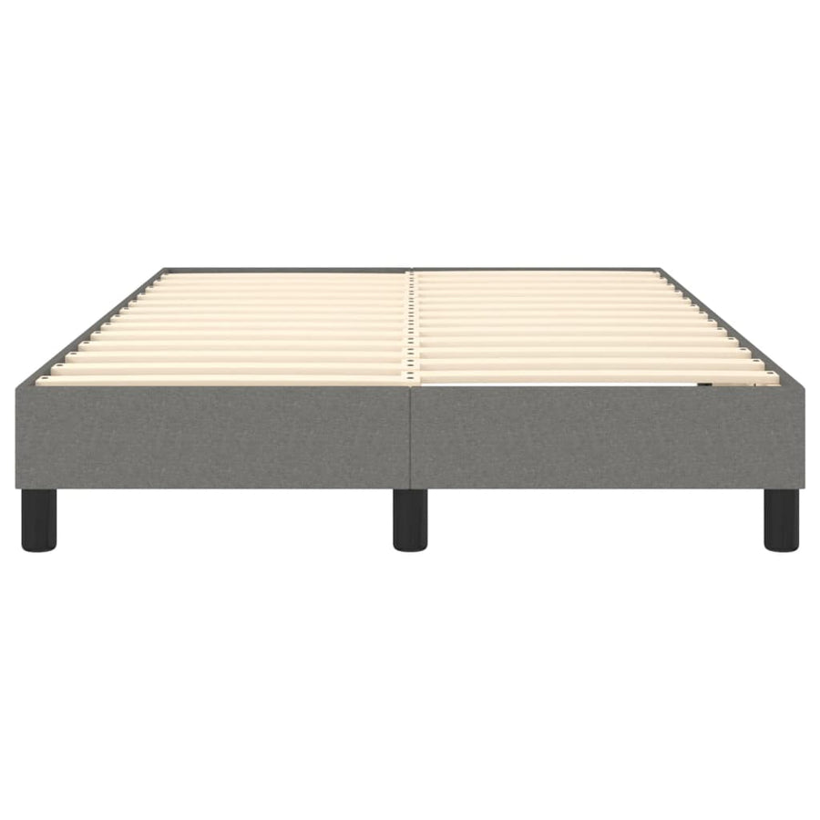 Boxspringframe Stof Donkergrijs 120 x 200 cm 25 cm
