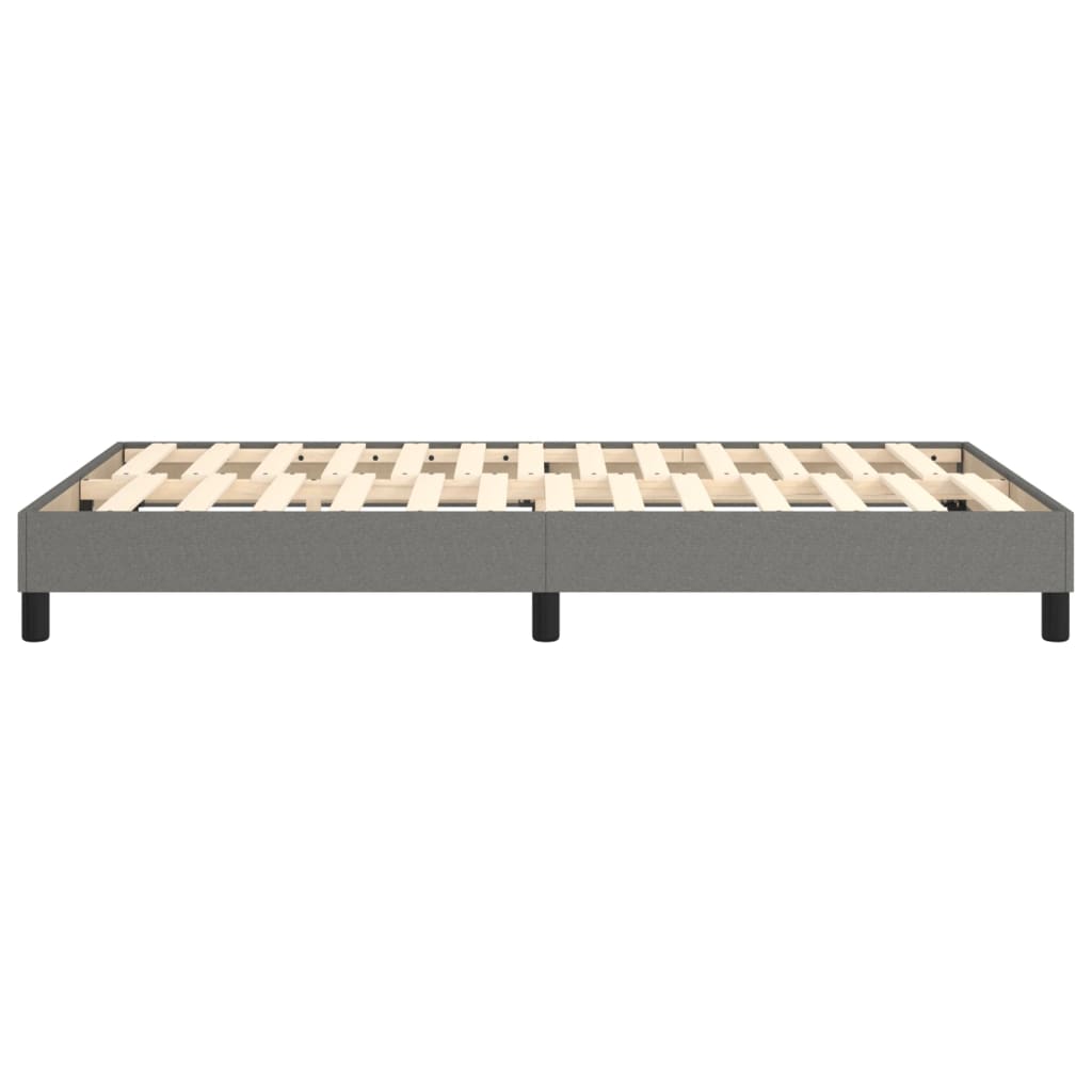 Boxspringframe Stof Donkergrijs 120 x 200 cm 25 cm