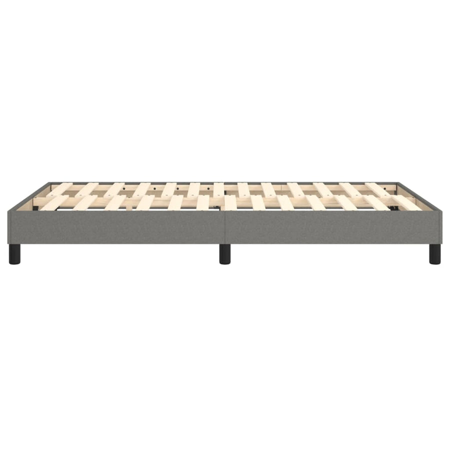 Boxspringframe Stof Donkergrijs 120 x 200 cm 25 cm