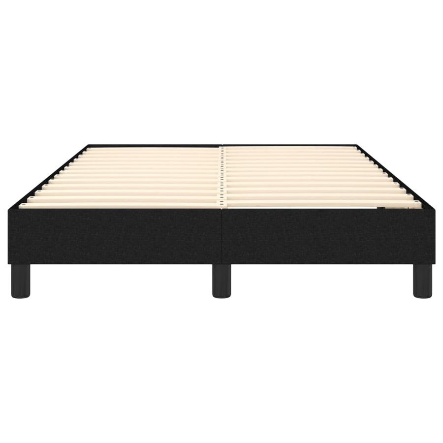 Boxspringframe stof zwart 120x200 cm 120 x 200 cm 25 cm