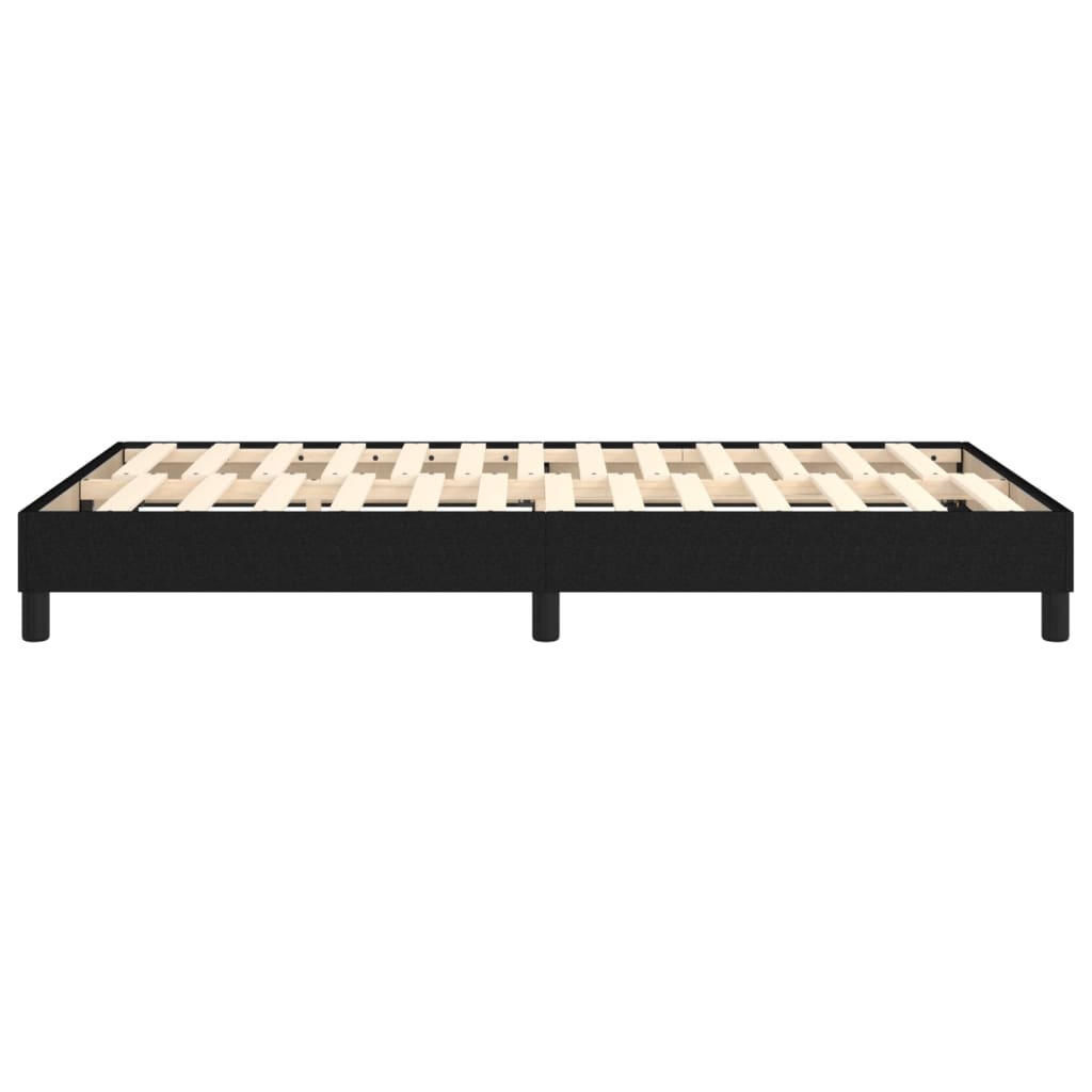 Boxspringframe stof zwart 120x200 cm 120 x 200 cm 25 cm