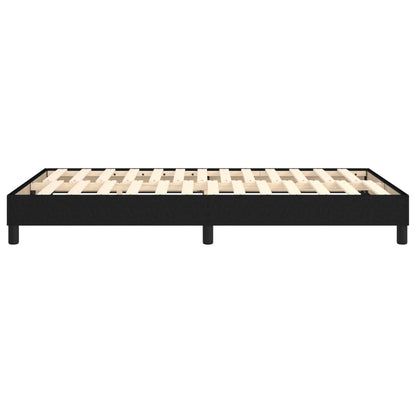 Boxspringframe stof zwart 120x200 cm 120 x 200 cm 25 cm