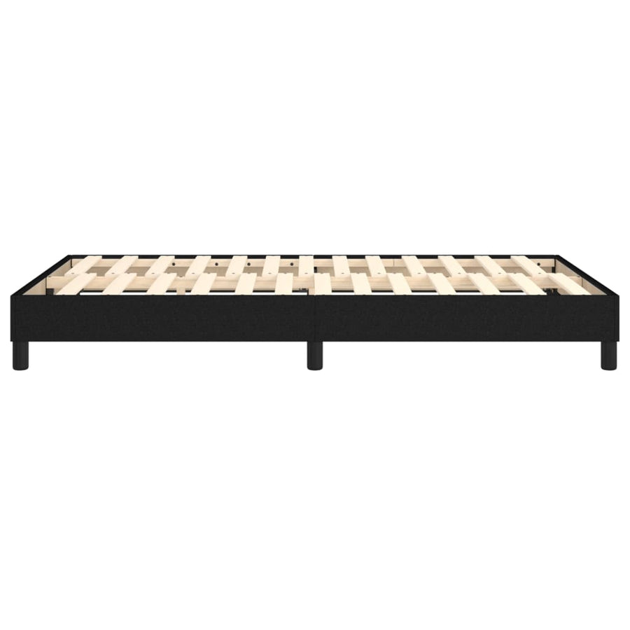 Boxspringframe stof zwart 120x200 cm 120 x 200 cm 25 cm