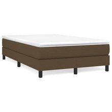Boxspringframe Stof Donkerbruin 120 x 200 cm 25 cm