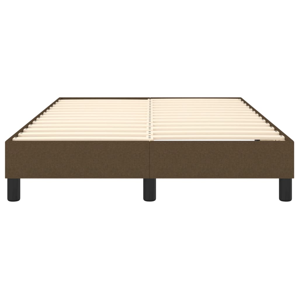 Boxspringframe Stof Donkerbruin 120 x 200 cm 25 cm