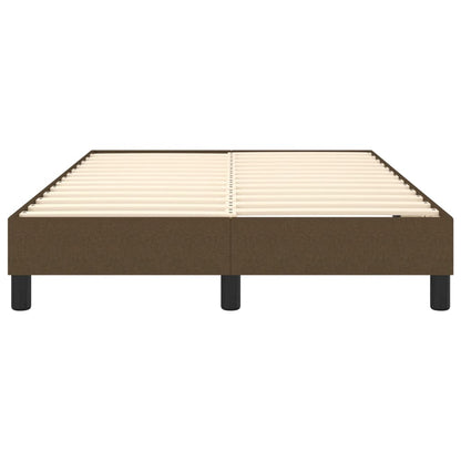 Boxspringframe Stof Donkerbruin 120 x 200 cm 25 cm