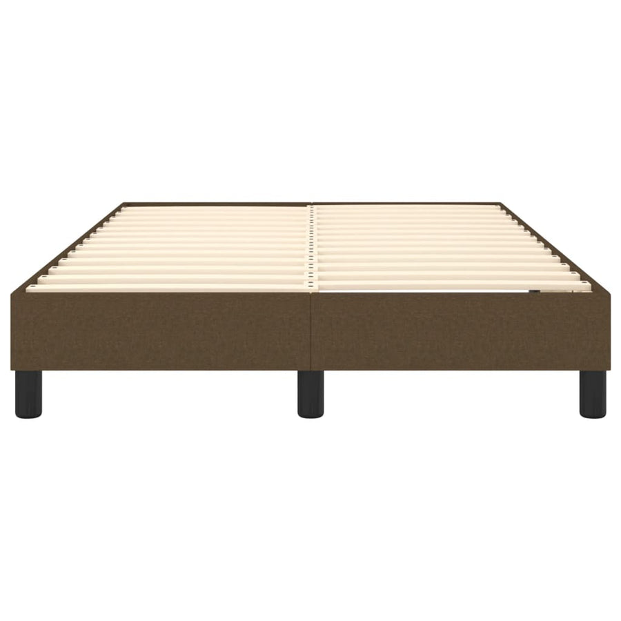 Boxspringframe Stof Donkerbruin 120 x 200 cm 25 cm