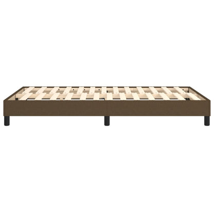 Boxspringframe Stof Donkerbruin 120 x 200 cm 25 cm