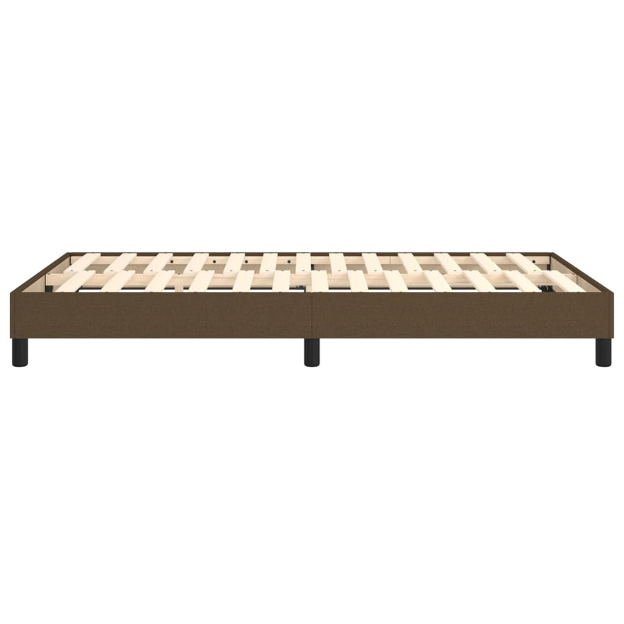 Boxspringframe Stof Donkerbruin 120 x 200 cm 25 cm