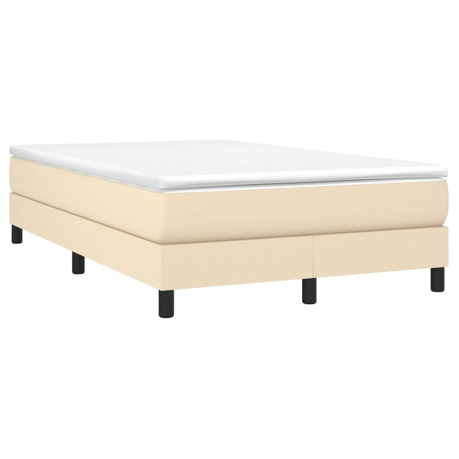 Boxspringframe Stof Kleurig Crème 120 x 200 cm 25 cm
