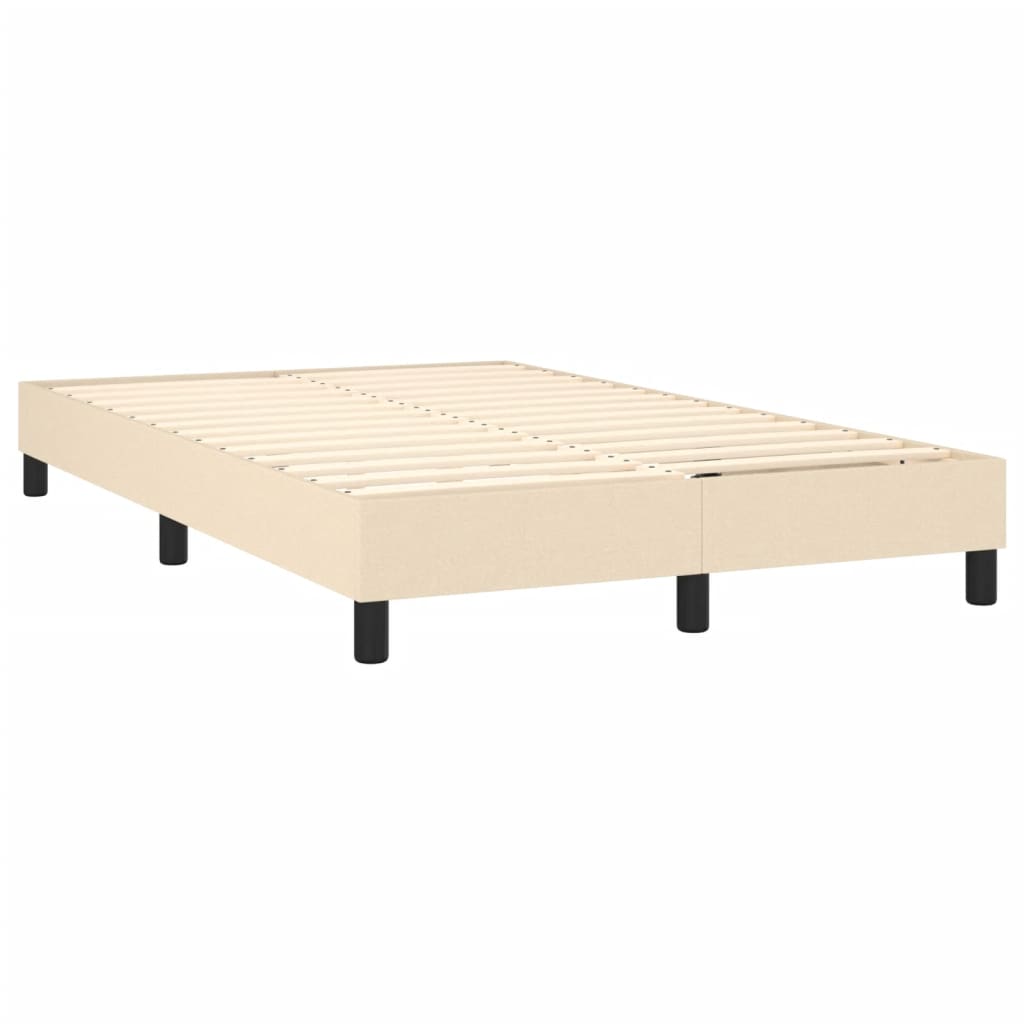 Boxspringframe Stof Kleurig Crème 120 x 200 cm 25 cm
