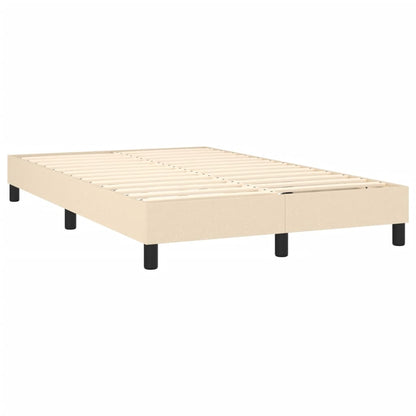 Boxspringframe Stof Kleurig Crème 120 x 200 cm 25 cm