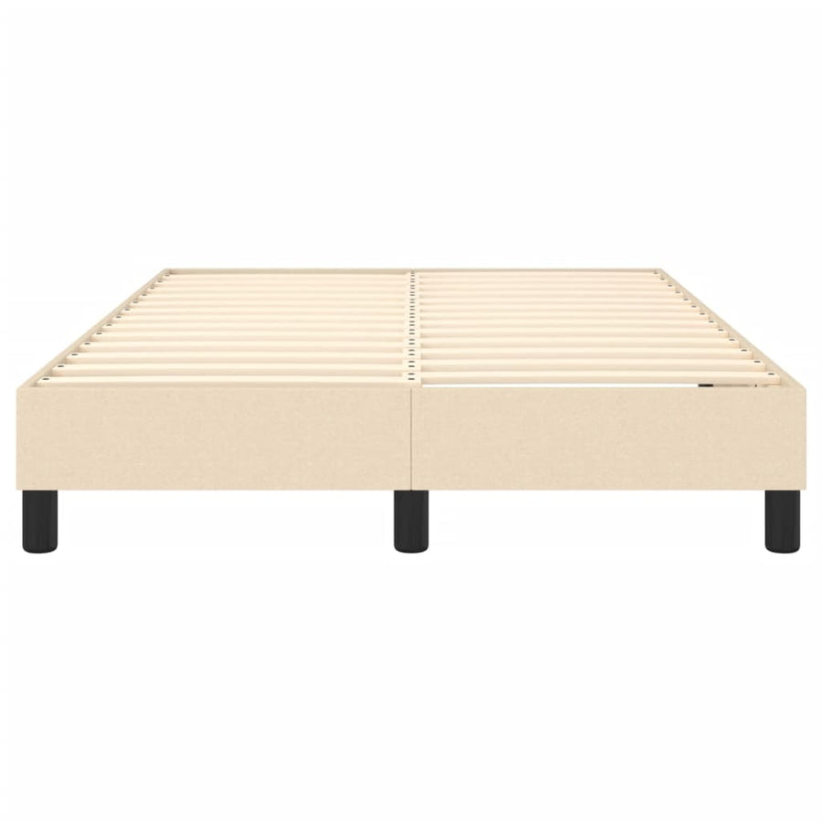 Boxspringframe Stof Kleurig Crème 120 x 200 cm 25 cm