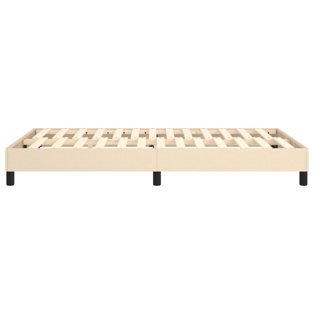 Boxspringframe Stof Kleurig Crème 120 x 200 cm 25 cm