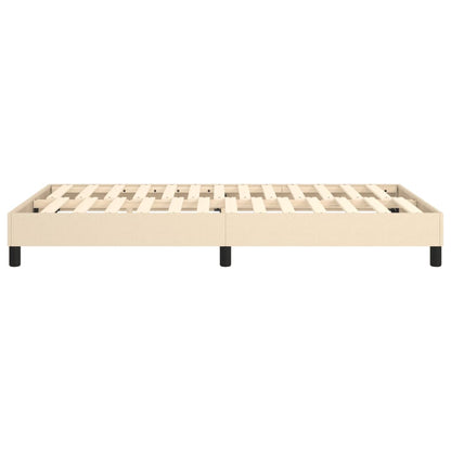Boxspringframe Stof Kleurig Crème 120 x 200 cm 25 cm