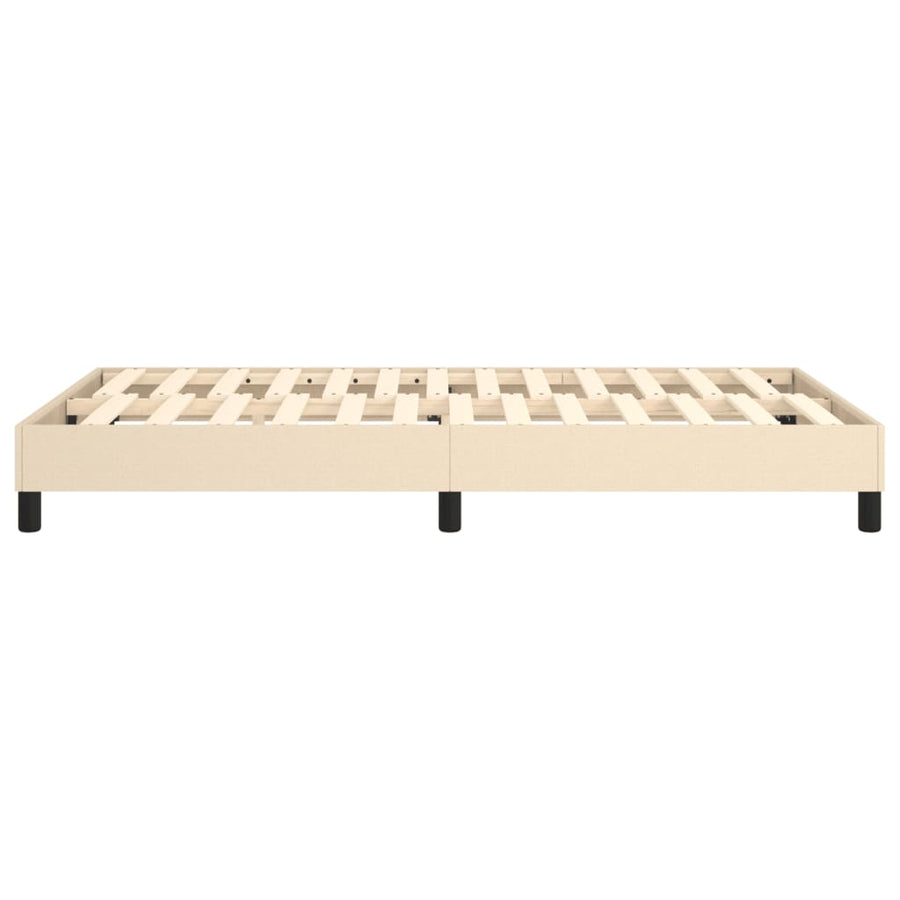 Boxspringframe Stof Kleurig Crème 120 x 200 cm 25 cm