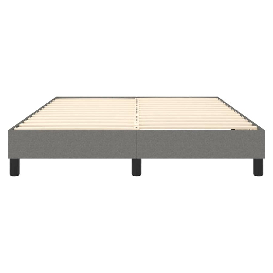Boxspringframe Stof Donkergrijs 140 x 190 cm 25 cm