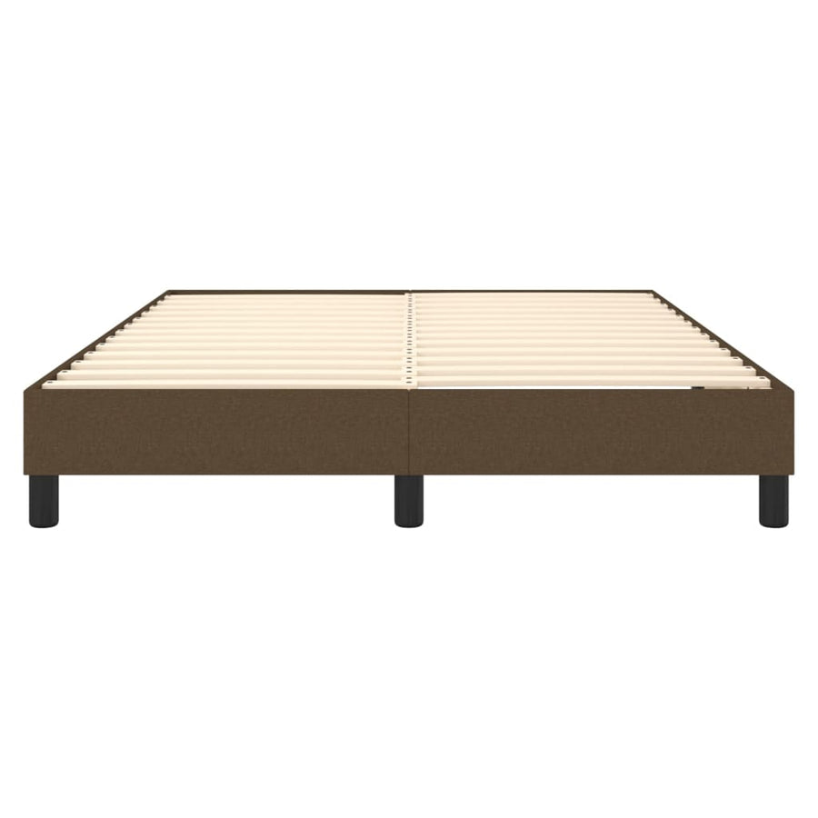 Boxspringframe Stof Donkerbruin 140 x 190 cm 25 cm