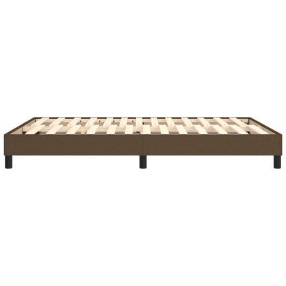 Boxspringframe Stof Donkerbruin 140 x 190 cm 25 cm