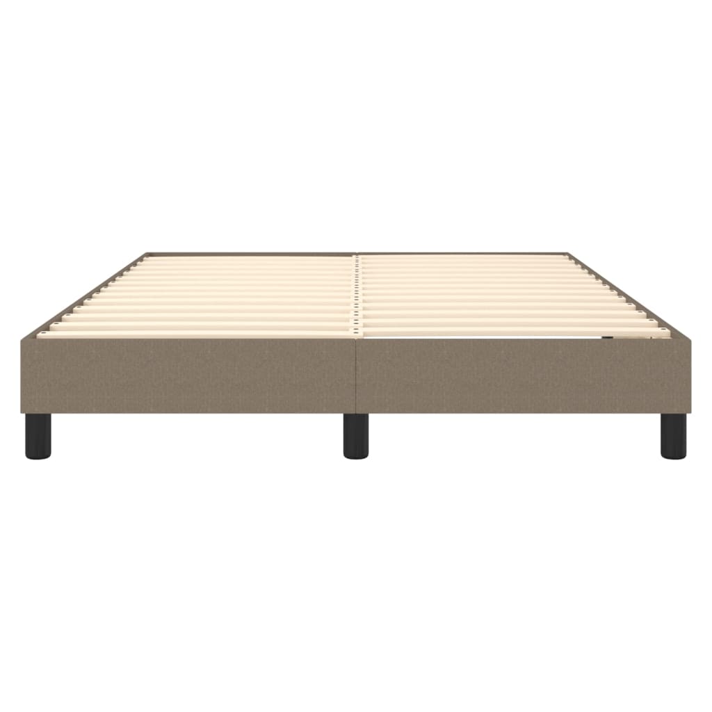 Boxspringframe Stof Taupe 140 x 190 cm 25 cm