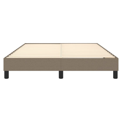Boxspringframe Stof Taupe 140 x 190 cm 25 cm