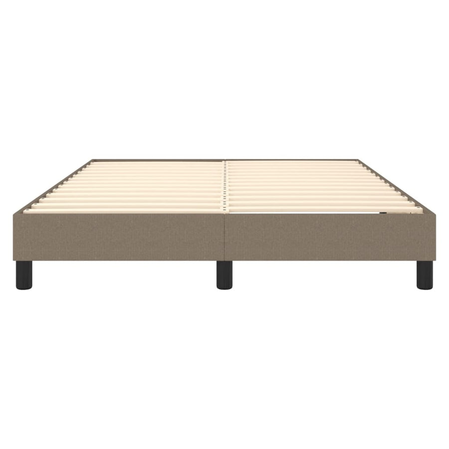 Boxspringframe Stof Taupe 140 x 190 cm 25 cm