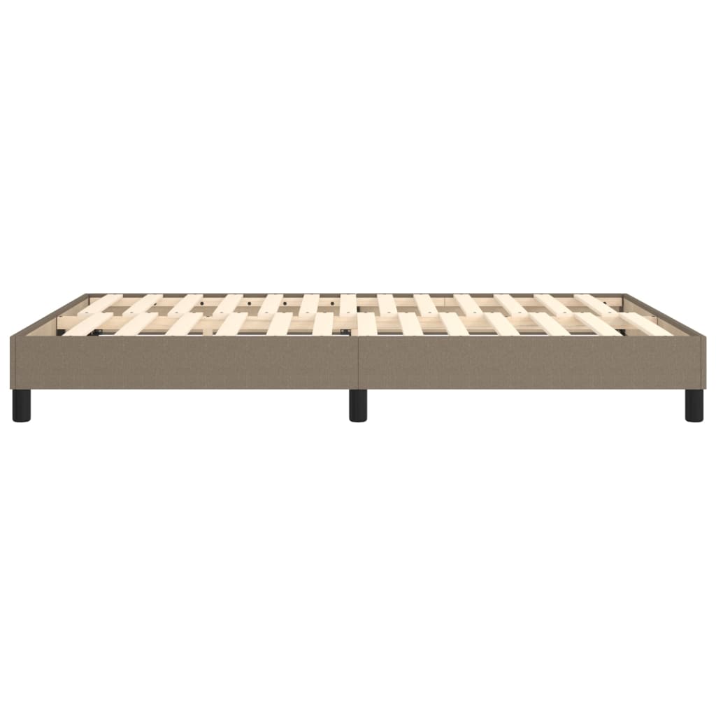 Boxspringframe Stof Taupe 140 x 190 cm 25 cm
