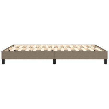 Boxspringframe Stof Taupe 140 x 190 cm 25 cm