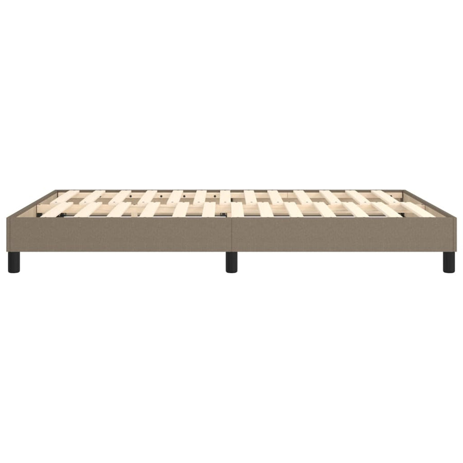 Boxspringframe Stof Taupe 140 x 190 cm 25 cm