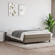 Boxspringframe Stof Taupe 140 x 190 cm 25 cm