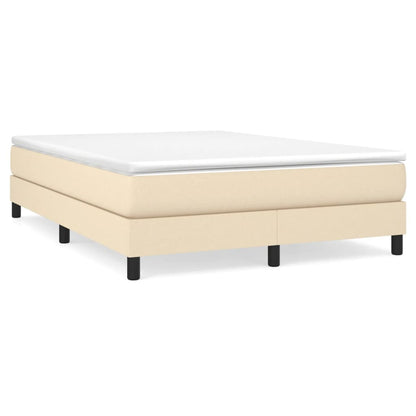 Boxspringframe Stof Kleurig Crème 140 x 190 cm 25 cm